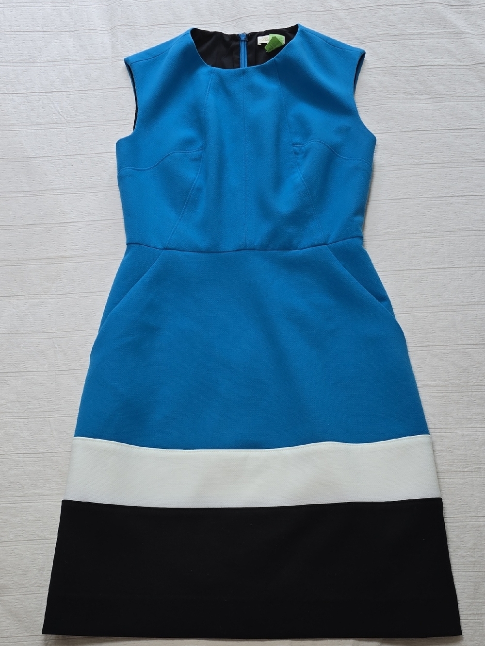 Anthropologie Shoshanna Color Block Sleeveless Dress Women's Size 2 - Picture 6 of 13